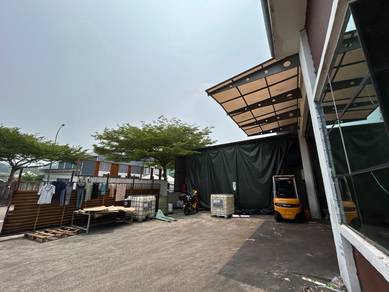 FULL EXTEND COVER 1.5 Sty SemiD Factory @ Kempas Utama LIGHT Near HWAY