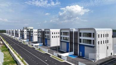 Pulau Carey 3 Storey Corner Semi D factory