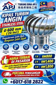 Stainless Steel Turbine Ventilator PUTRA HEIGHTS