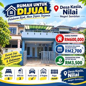 F/FURNISHED 🔥 INVESTMENT PROPERTY | 2 Storey, Desa Kasia, Nilai, N. 9