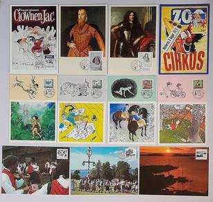 1983~1988 Sweden Maxi Card (Postcard) No.8 ~ No.43