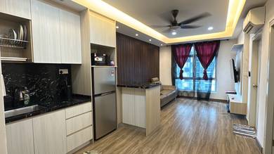 mirai residence, 2-bedroom fully furnished kajang 2, new condo. near ukm, ktm commuter, mrt