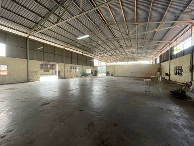 Warehouse with double office For Rent at Kwasan Perusahaan Mergong