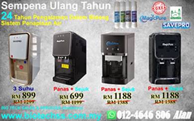 Water Filter Penapis Air Dispenser Panas Sejuk Hot