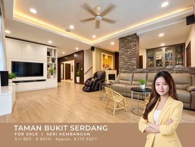 Rare| 2sty Semi-D For Sale @Taman Bukit Serdang, Sri Kembangan Serdang