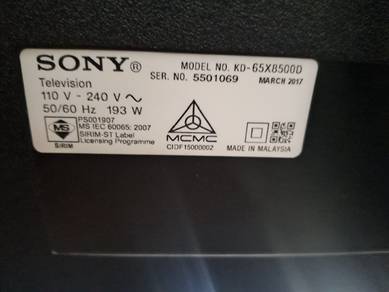 Sony 65inche android 4k