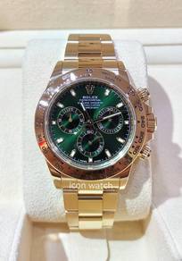 Pre-Owned Rolex 116508 Daytona Green Dial