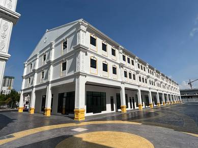 Melaka Kota Laksamana Old Street 3 Storey Corner Shoplot For Rent