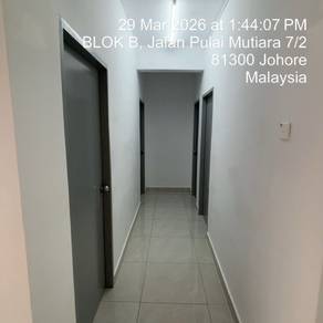Pangsapuri Pulai Mutiara 3 3R2B Freehold 850sqft