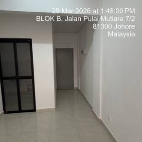 Pangsapuri Pulai Mutiara 3 3R2B Freehold 850sqft