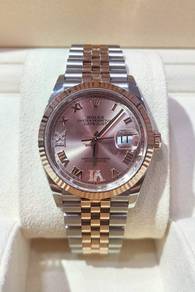 Pre-Owned Rolex 126231 Datejust Salmon Roman Dial