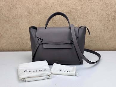 Celine Micro Belt Bag In Grained Calfskin