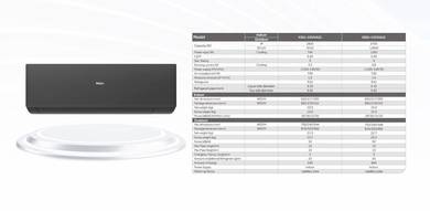 Haier 1.0HP A/Cond (Black, Inverter) HSU10VXA22