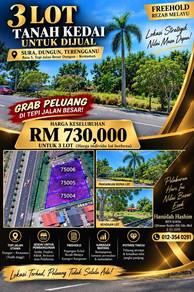 Sura Dungun Terengganu Lot Tanah Kedai untuk di Jual