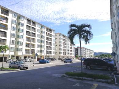 MURAH FURNISH KITCHEN CABINET COVERED PARKING Warnasari 2 Apartment