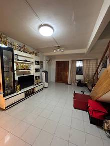 full loan tmn johor jaya JLN SEROJA 2 storey LOW COST reno extended