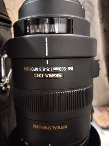 Lens Sigma DG (150-500mm 1:5-6.3 APO HSM)