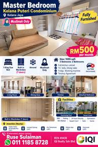 2 bilik sewa perempuan melayu Kelana Puteri Condominium Kelana Jaya