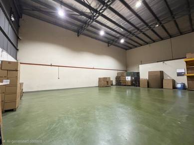 Kempas Utama Good Condition Semi-D Factory For Sale