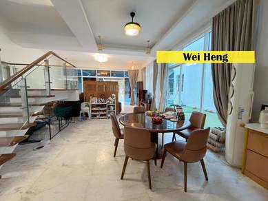 3 sty bunglow house in permai garden tanjung bungah direct to pool