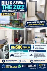 2 bilik sewa lelaki melayu The Zizz Damansara Damai