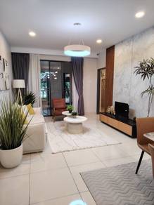 Rumah fully furnish Siap swimming pool 3 bilik