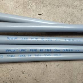 5x UPVC Pipe 20mm Class D BS3505 (9 & 10 kaki)