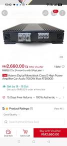 e ultimate audio 7000w Monoblock