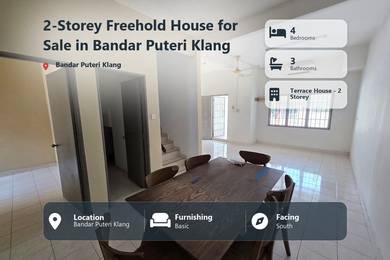 2-storey-Terraced-House-for-sale-Bandar-Puteri-Klang-Selangor