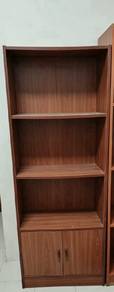 Bookcase with doors / a Book Cabinet.