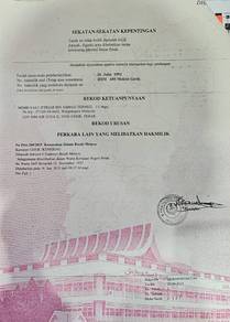 TANAH SAWIT UNTUK DIJUAL – Mukim Air Lembu,Air Panas Gerik Perak
