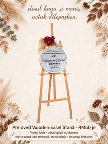 woodem easel stand