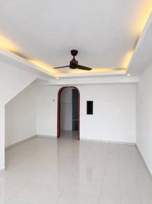 Jalan ciku 4, kota masai, double storey lowcost, renovated, full loan.