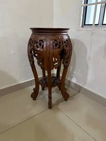 NO DAMAGE - Kayu Jati Octopus Deaign Stool