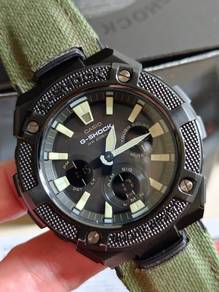 Army Green Casio G-Shock GST S130 G-STEEL SOLAR
