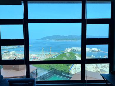 JQ Jesselton Quay KK City Seaview For Rent | Fully Furnished 522 sqft