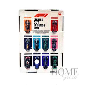 1 Unit - Inspired Racing Car Artwork, Wall Decor