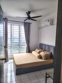 FULLY FURNISH🔥4 Aircond Seri Serindit Residence Semabok Melaka City!