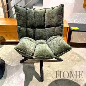 Verde Bloom Lounge Sofa Chair, Emerald Green