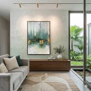 100L x 150H Echoes in Mist- Canvas, Wall Art