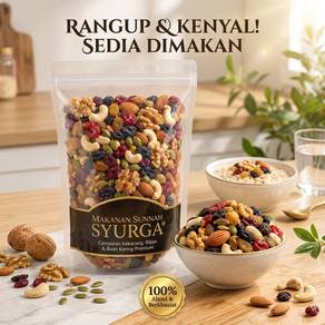 Peminat kudapan rangup, wajib cuba Mixed Nuts!
