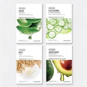 The Face Shop Real Nature Mask Sheet set (4 pcs)