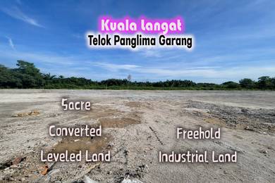 Telok Panglima Garang Jalan Telok Mengkuang Freehold 5acre Industrial