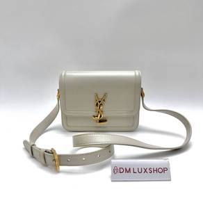 Preloved YSL Cream Calfskin Solferino Small