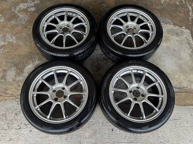 Rim second 16 ZE40 AOW siap tayar myvi city vios