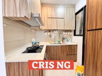 Senzville Condo 1080sf 2 CarPark Fully Furnished & Rennovated CHEAPEST