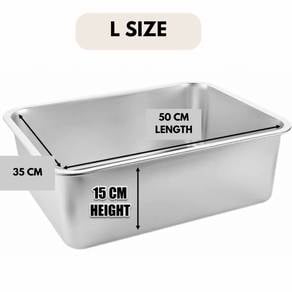 New Stainless Steel Litter Box for Cat