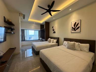 Seaview and city view town area studio condominium at Imperio Residenc
