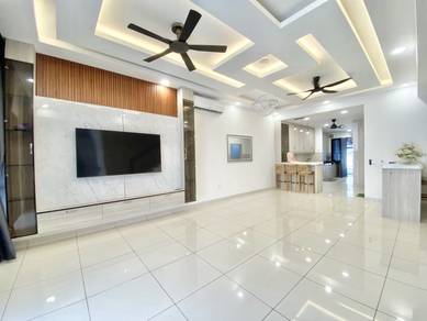 (BEAUTIFUL WITH KITCHEN CABINET ) Elmina Green 3, 2 Storey Superlink