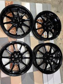 Ce28 glossy black 17×7jj et 38 8h100-114.3 